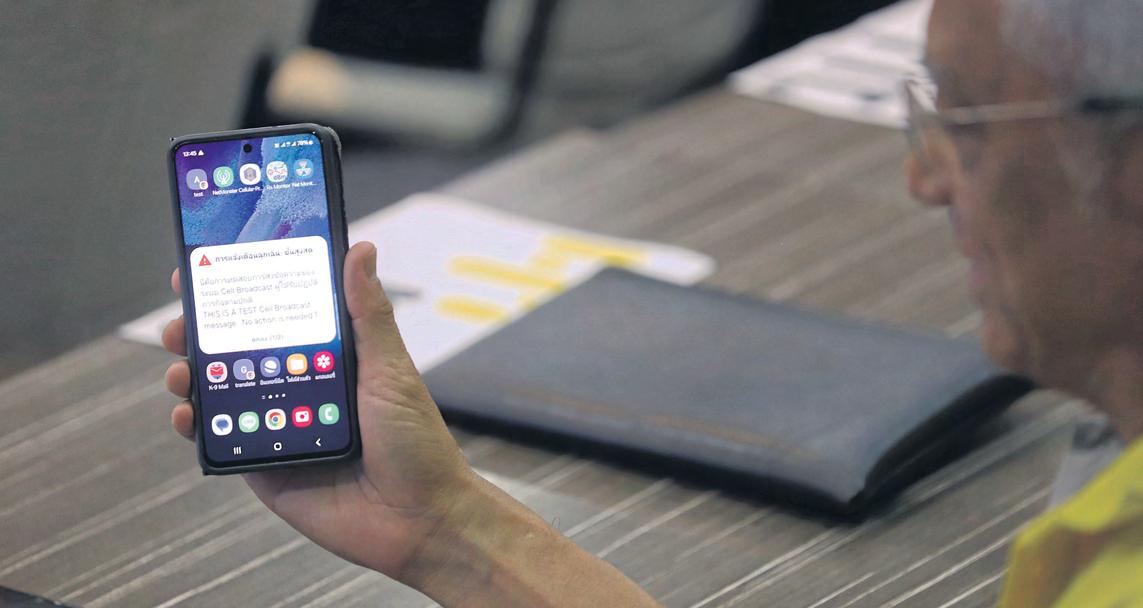 Mobile alert system dubbed a success