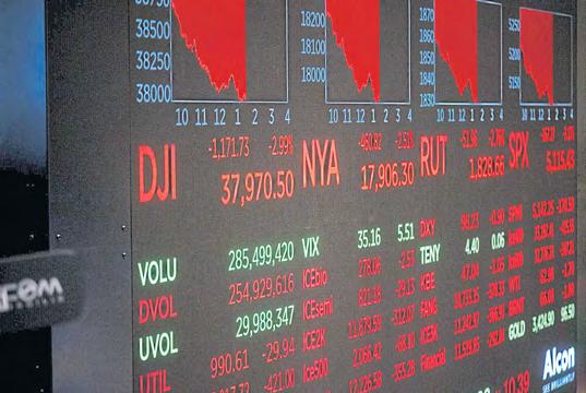 Which US sectors face profit misses?