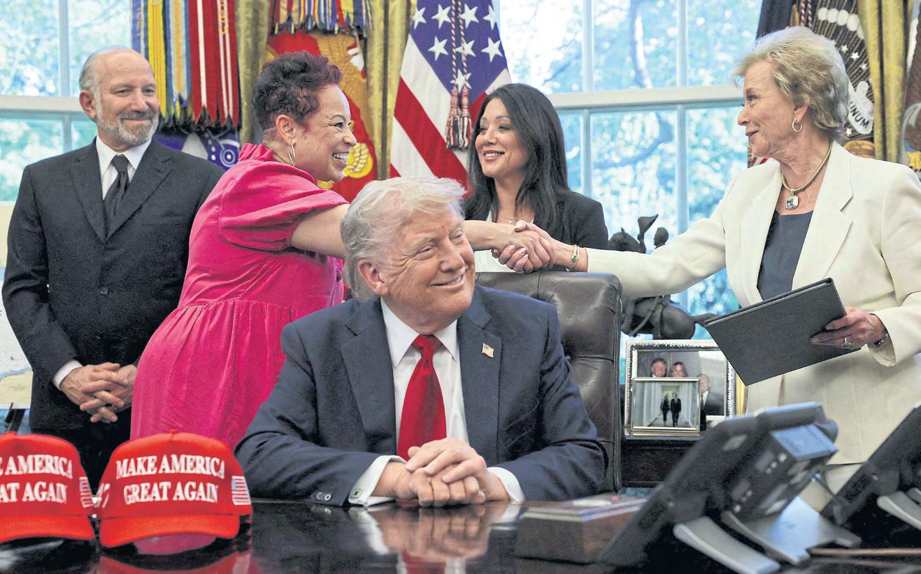 Trump signals prospect of 'fair deal' on trade