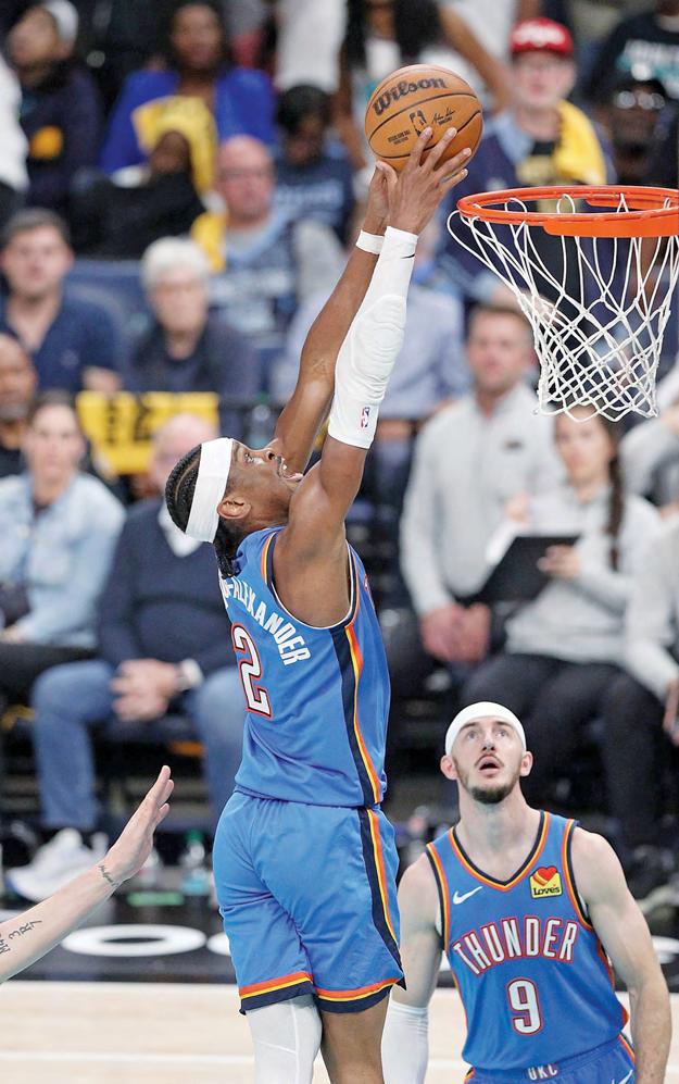 Thunder fight back to stun Grizzlies