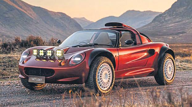 Lotus Elise S1 reimagined as radical safari rally machine