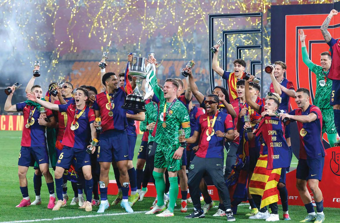 Barcelona eye treble after Copa glory
