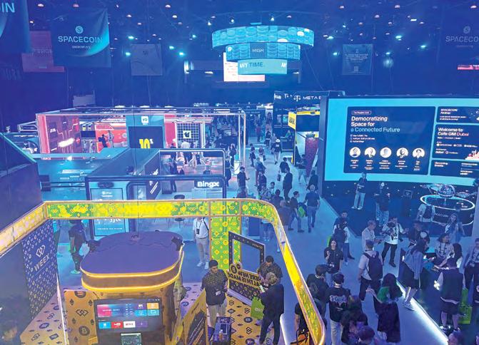 Crypto fans meet at Token2049 in Dubai