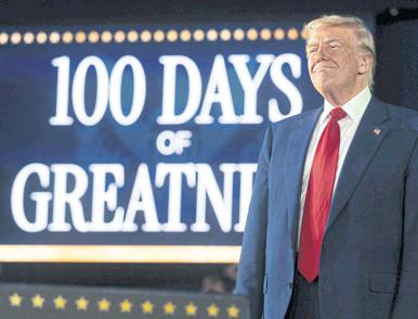 Trump's first 100 days spark global messaging battle