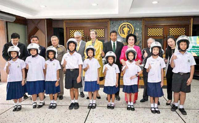 Over 2,000 UN-Approved Helmets for Bangkok Students
