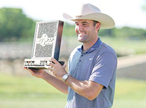 Scheffler ties 72-hole PGA record in romp