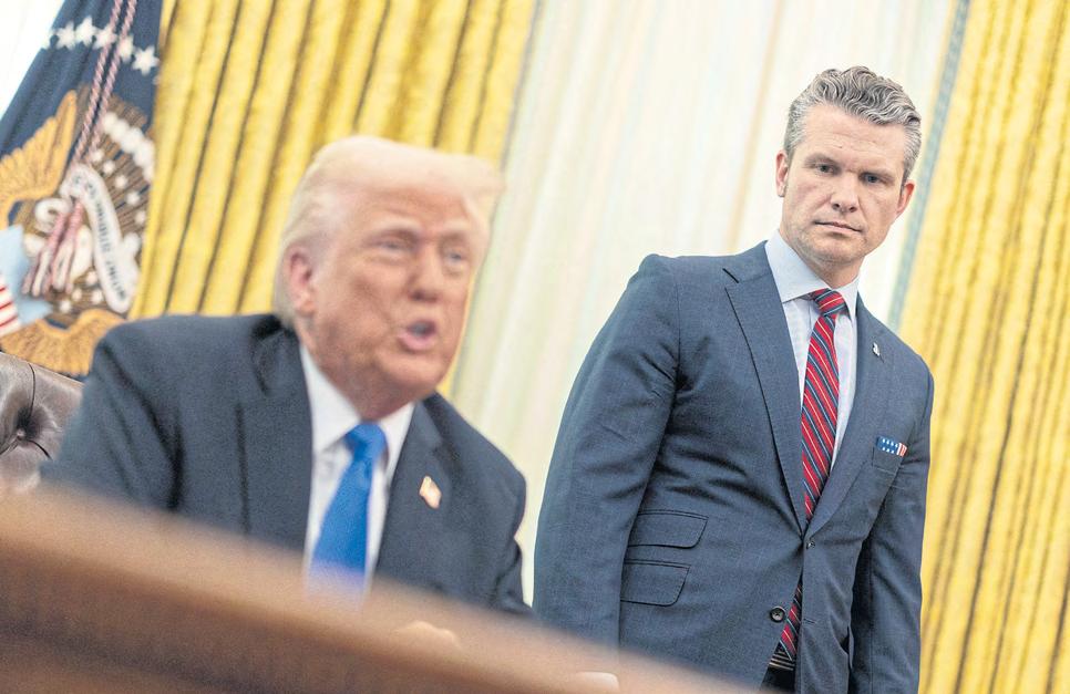 Hegseth to slim down armed forces