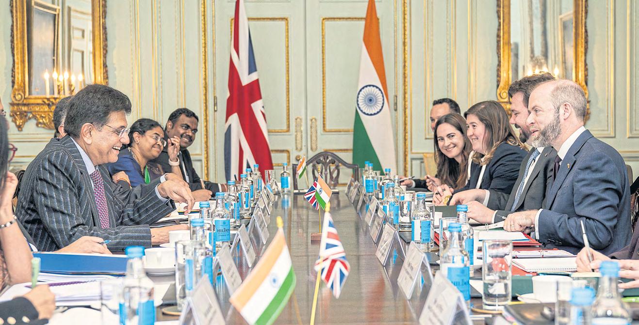 India strikes trade agreement with Britain