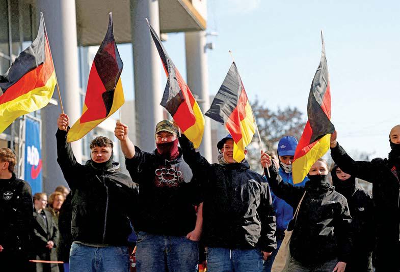 GERMANY'S GOVT GRAPPLES WITH FAR-RIGHT THREAT