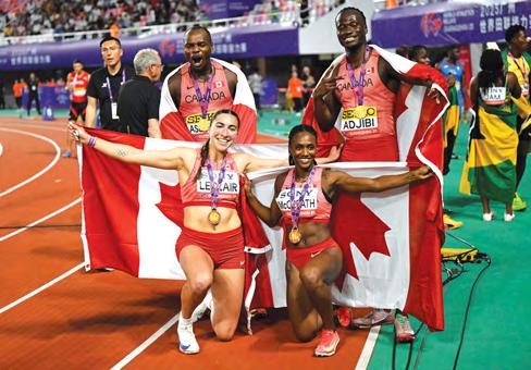 Canada crowned inaugural mixed 4x100m relay champions