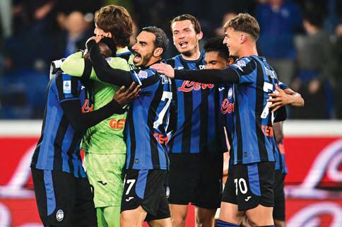 Atalanta get in the party mood