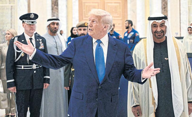 Trump caps Gulf tour in Emirates