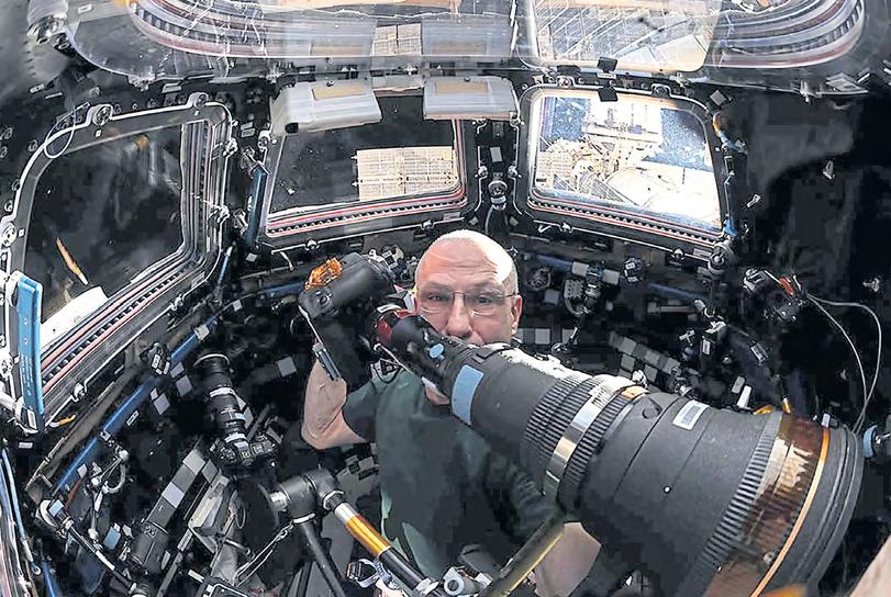 ONE ASTRONAUT, MANY CAMERAS