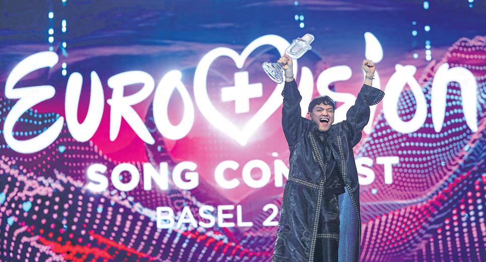 AUSTRIA'S JJ WINS EUROVISION 2025 IN SWITZERLAND