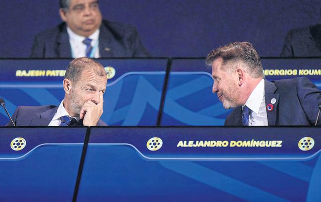 Ceferin, Infantino make peace