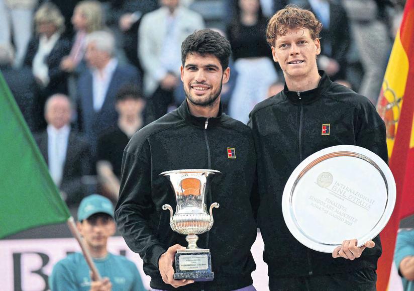 Alcaraz wary of sharper Sinner at Roland Garros