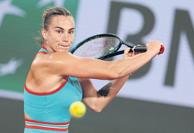 Sabalenka off to strong start