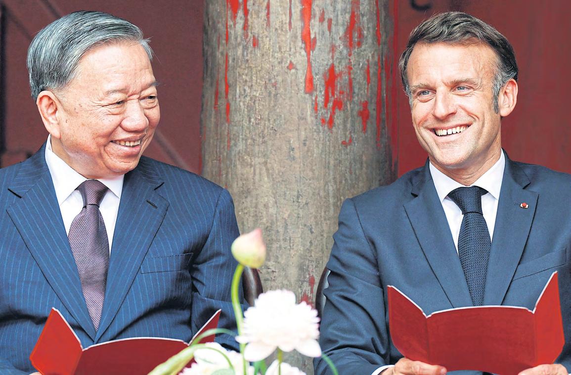 Macron calls for world order 'based on law'