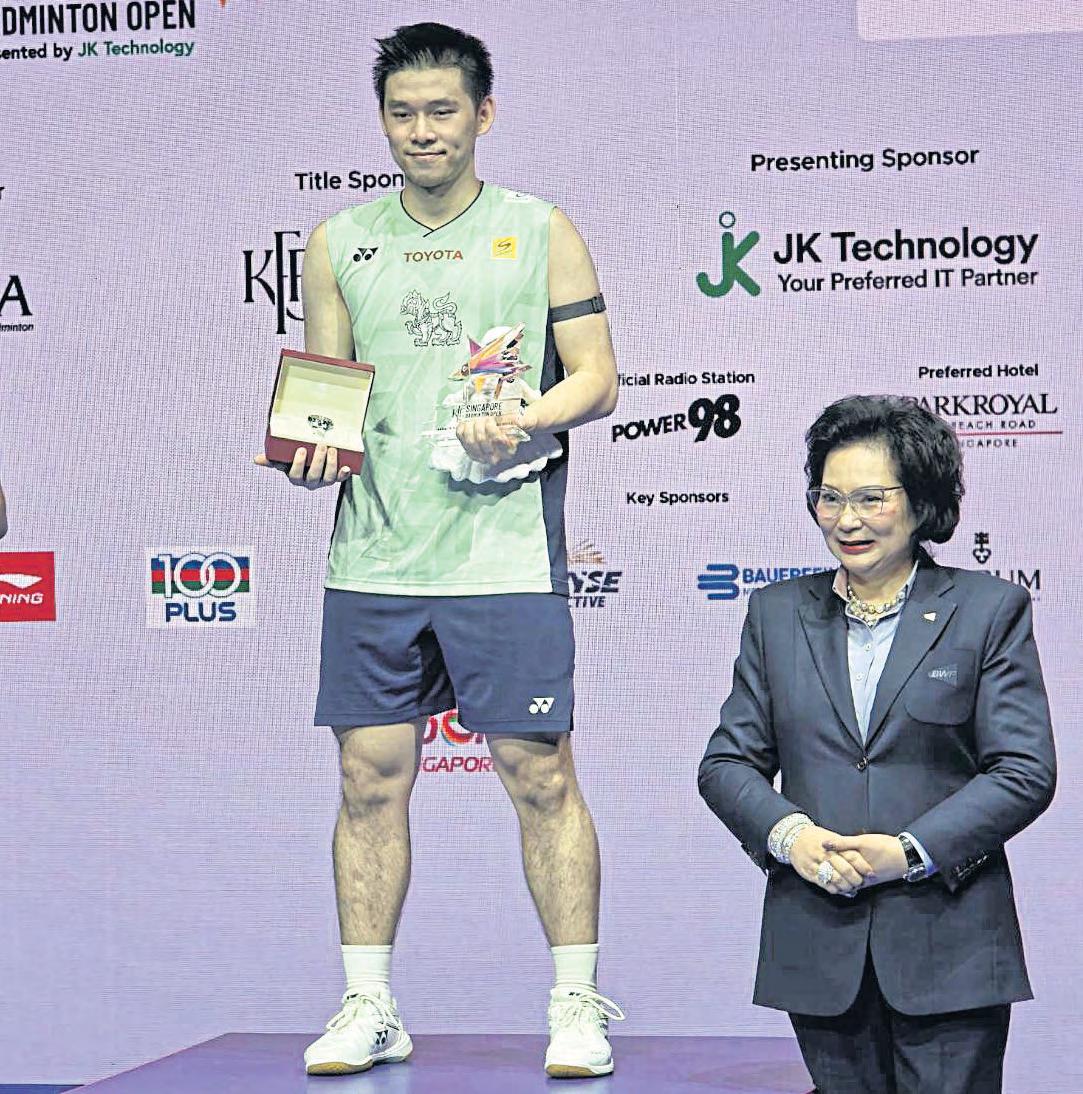 Day of double joy for Thai shuttlers