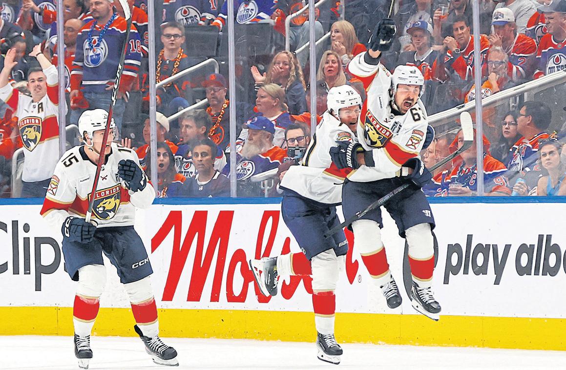 Panthers level series with last-gasp goal