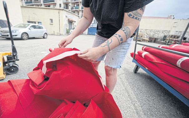 Cannes red carpet gets second life as handbags