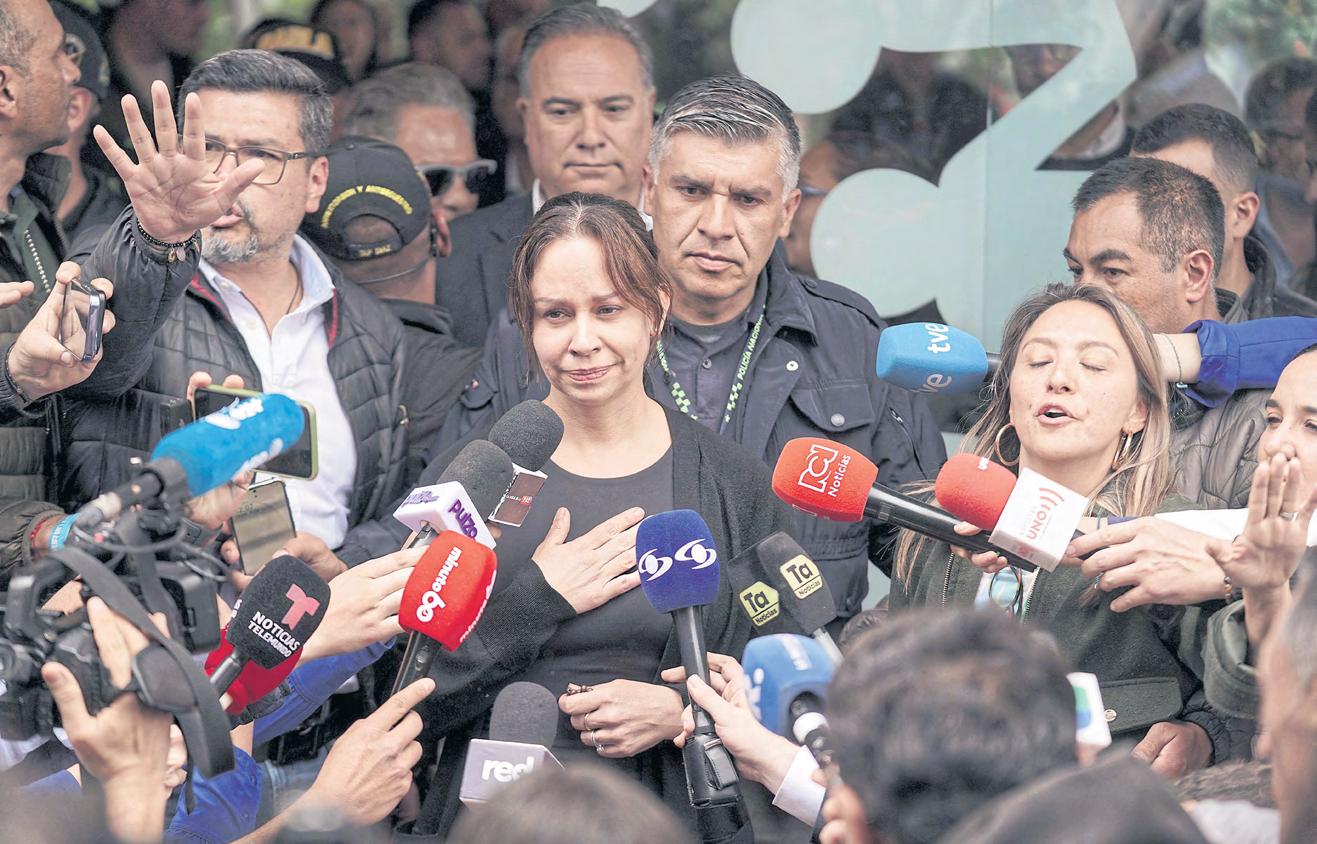 Colombian candidate in 'grave' condition