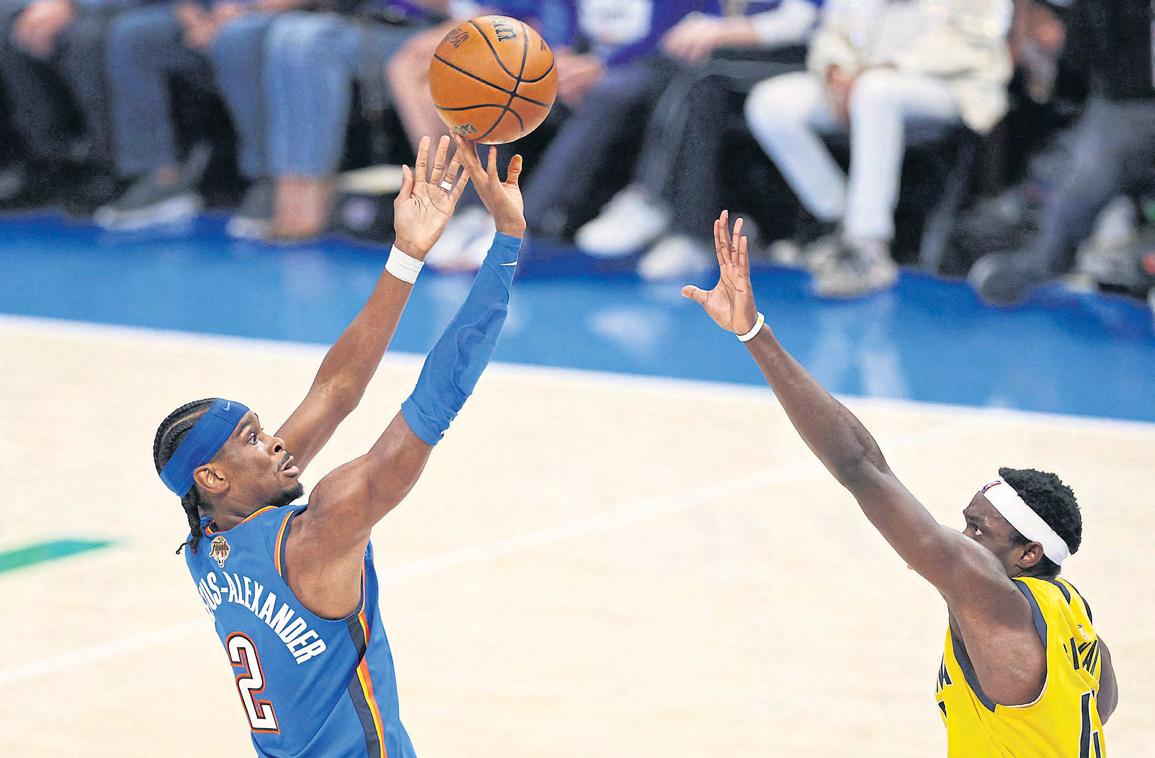 Thunder turn up the heat, smoke Indiana