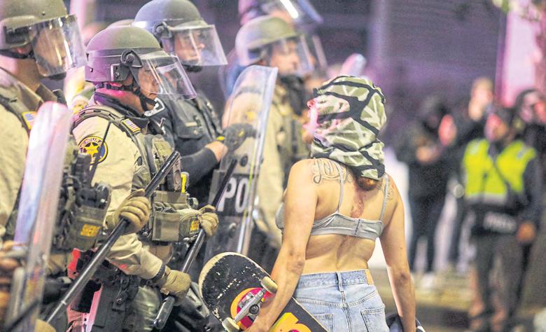 Beyond police lines, community and culture persist