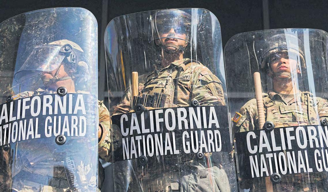 Marines deployed to LA amid unrest