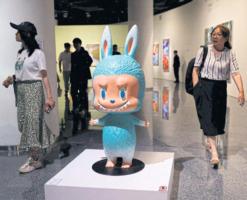 Labubu human-sized figure sells for over B4.9mn at Beijing auction