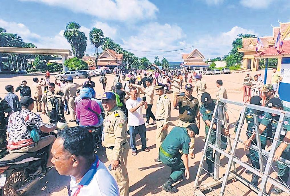 Defusing Thai-Cambodian border row