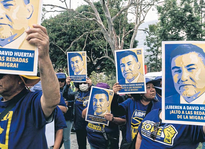 How immigrants and labour set the stage for protests in LA