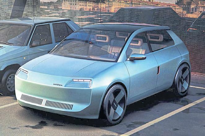 Skoda Favorit reimagined as 'minimalistic' EV for new age