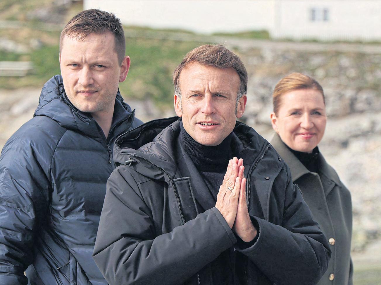 Macron in Greenland ahead of G7