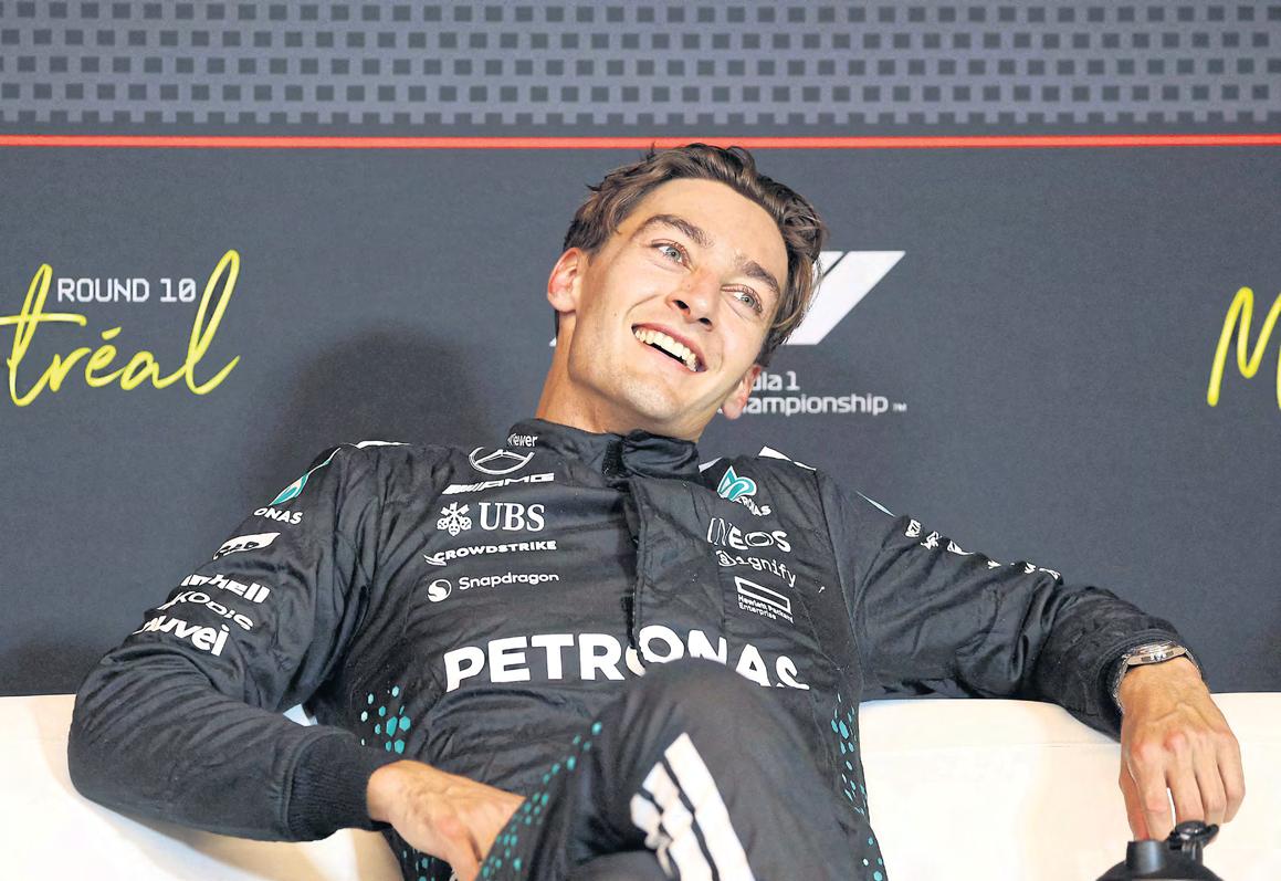 Russell driving better but title a long shot