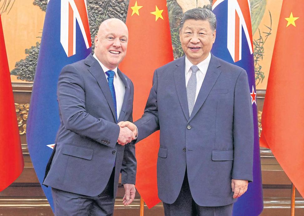 Xi, Luxon discuss trade and security