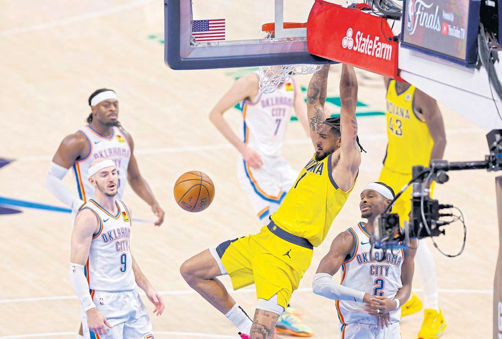 Pacers blast OKC to keep title dream alive