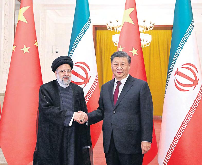 XI SHOWS NO SIGN OF WANTING TO RESCUE IRAN
