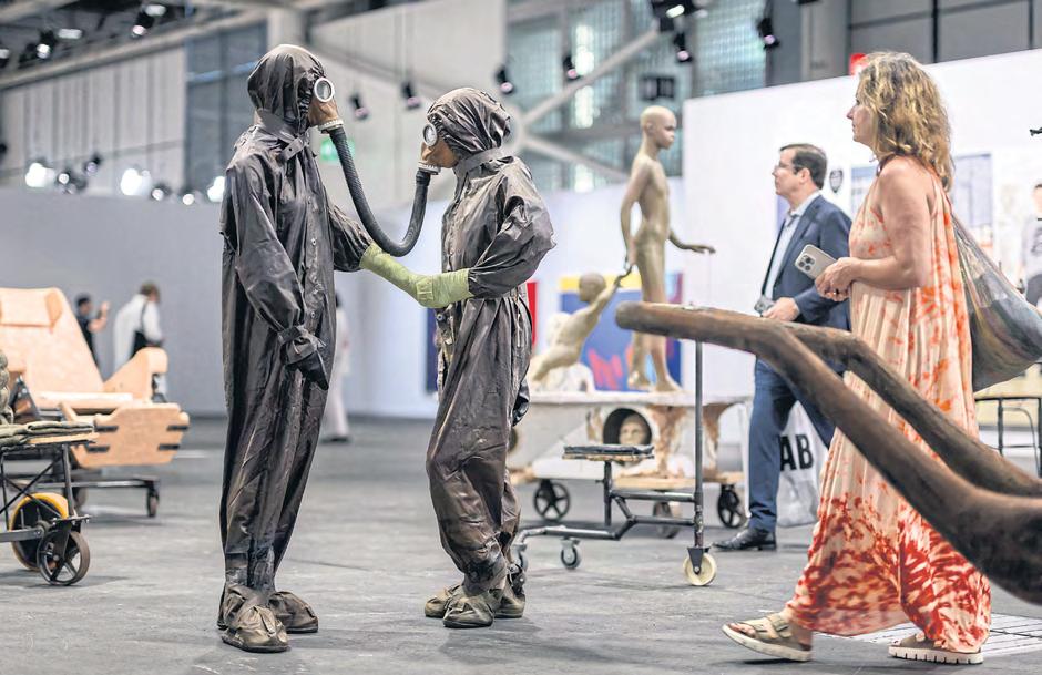 Utopia and fragile democracy at Art Basel fair