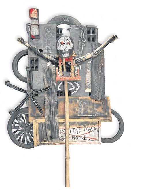 Artist transforms everyday objects into profound pieces