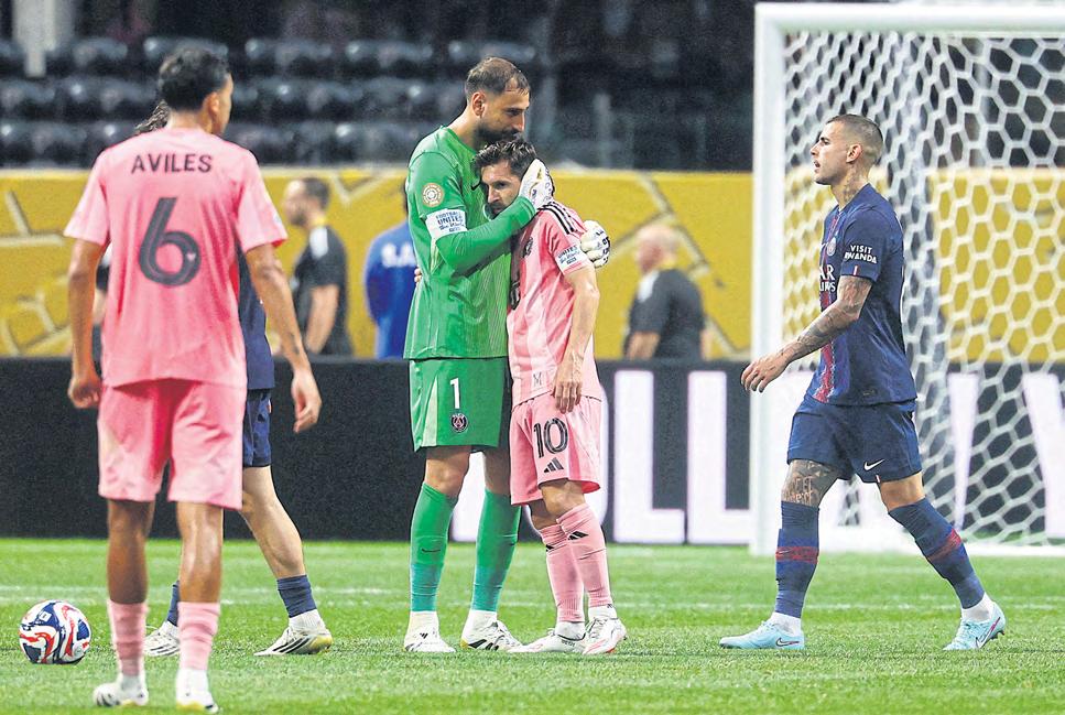 PSG steamroll Messi's Miami