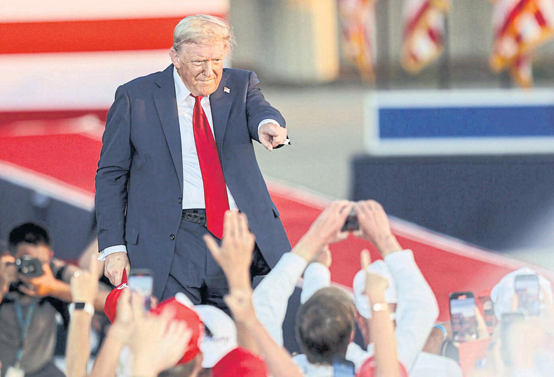 NOT YET TIRED OF WINNING: TRUMP'S ON A ROLL