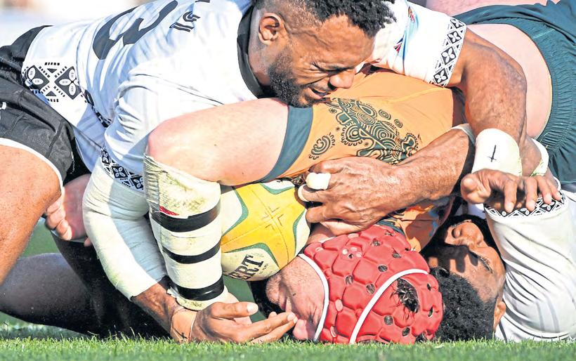 Last-gasp try saves 'relieved' Wallabies