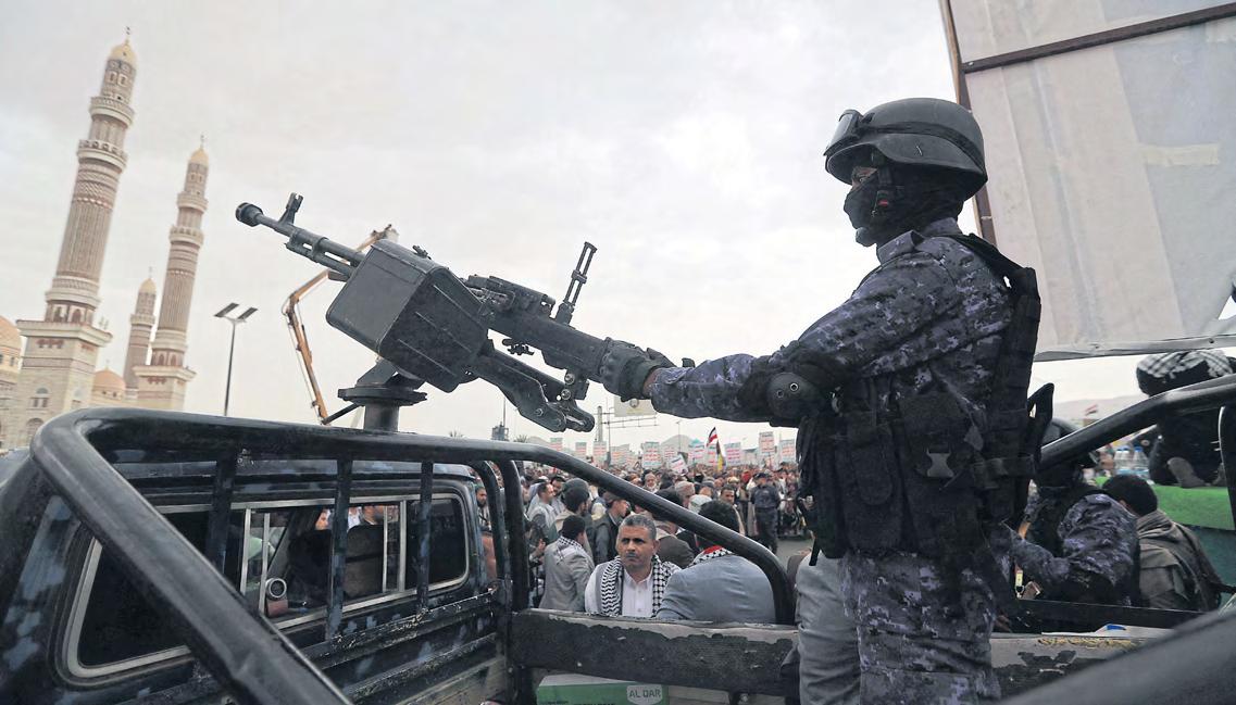 Military forces hit multiple Houthi targets in Yemen