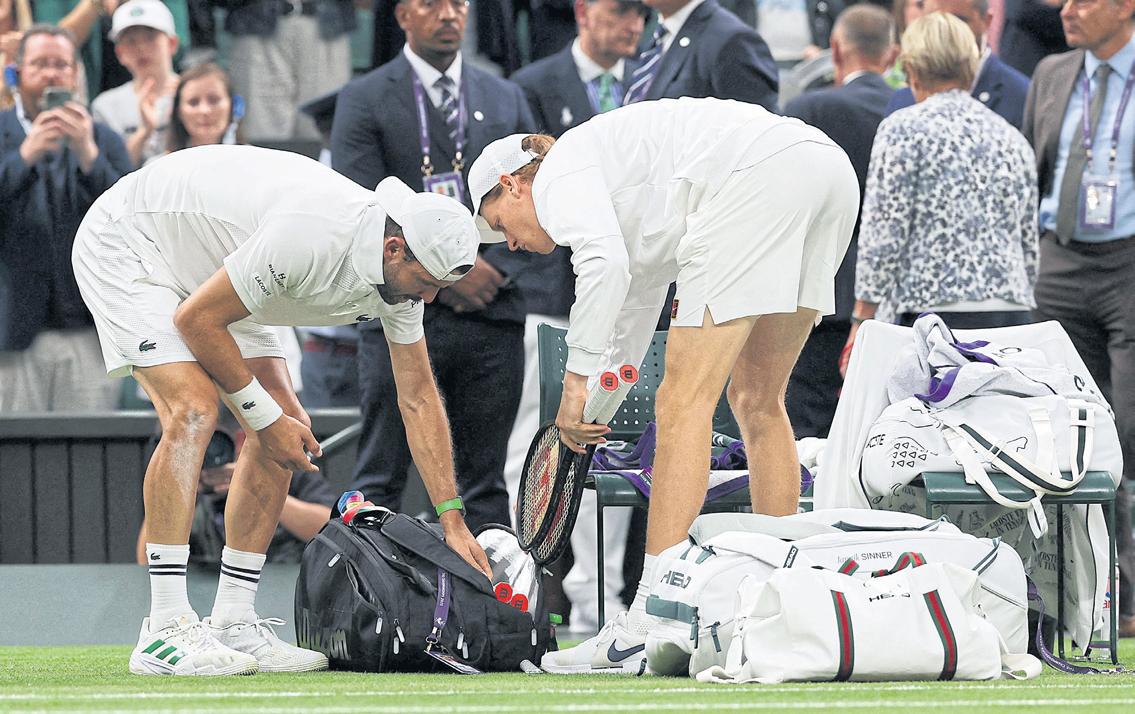 Big Wimbledon reprieve for Sinner