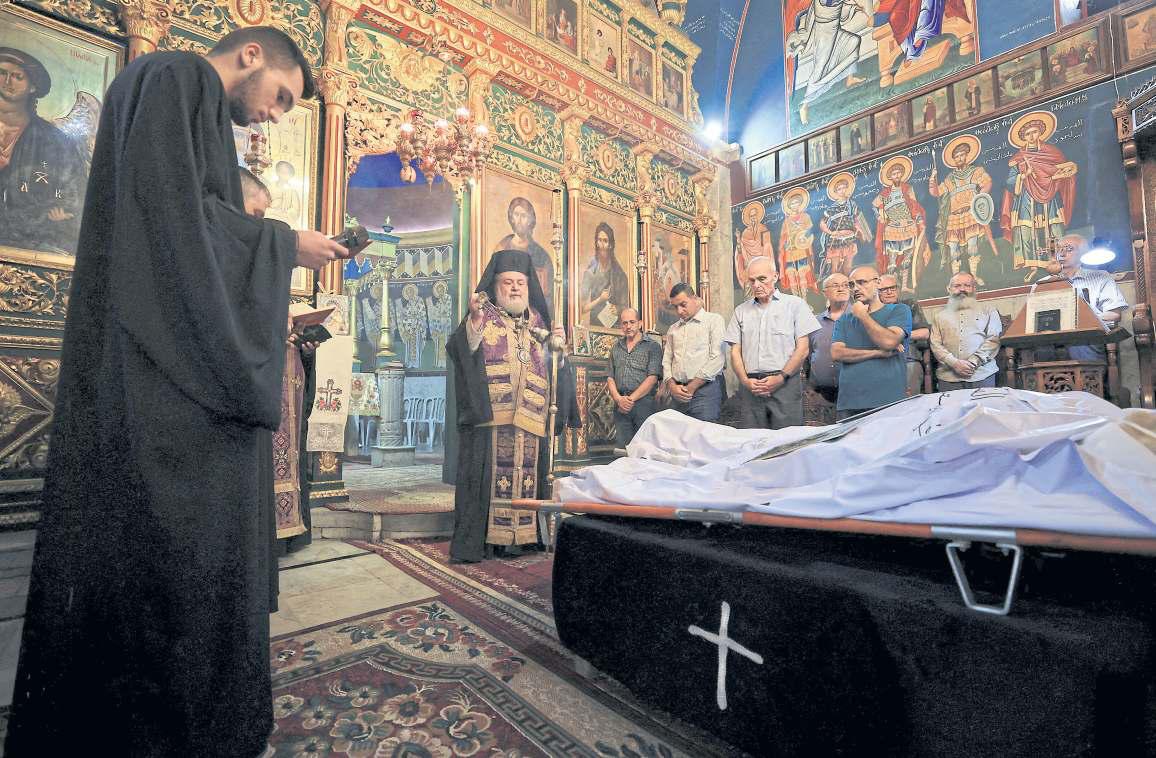 Israeli strike on a Gaza church kills three