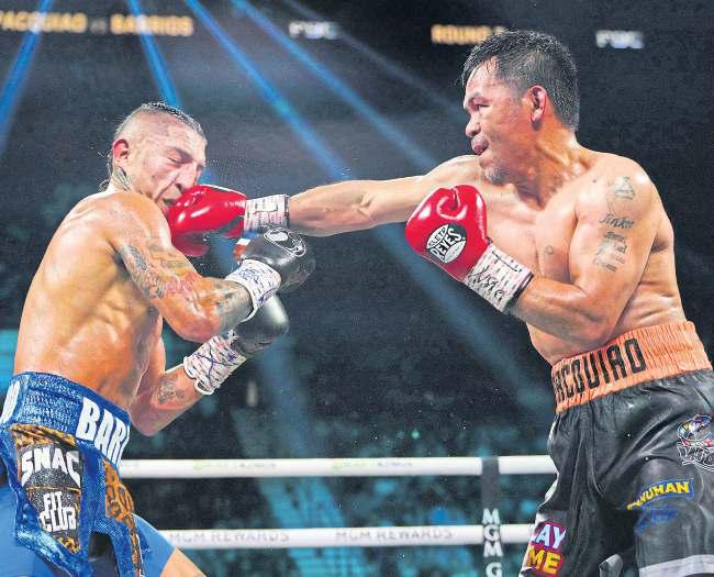 Pacquiao denied in Las Vegas thriller
