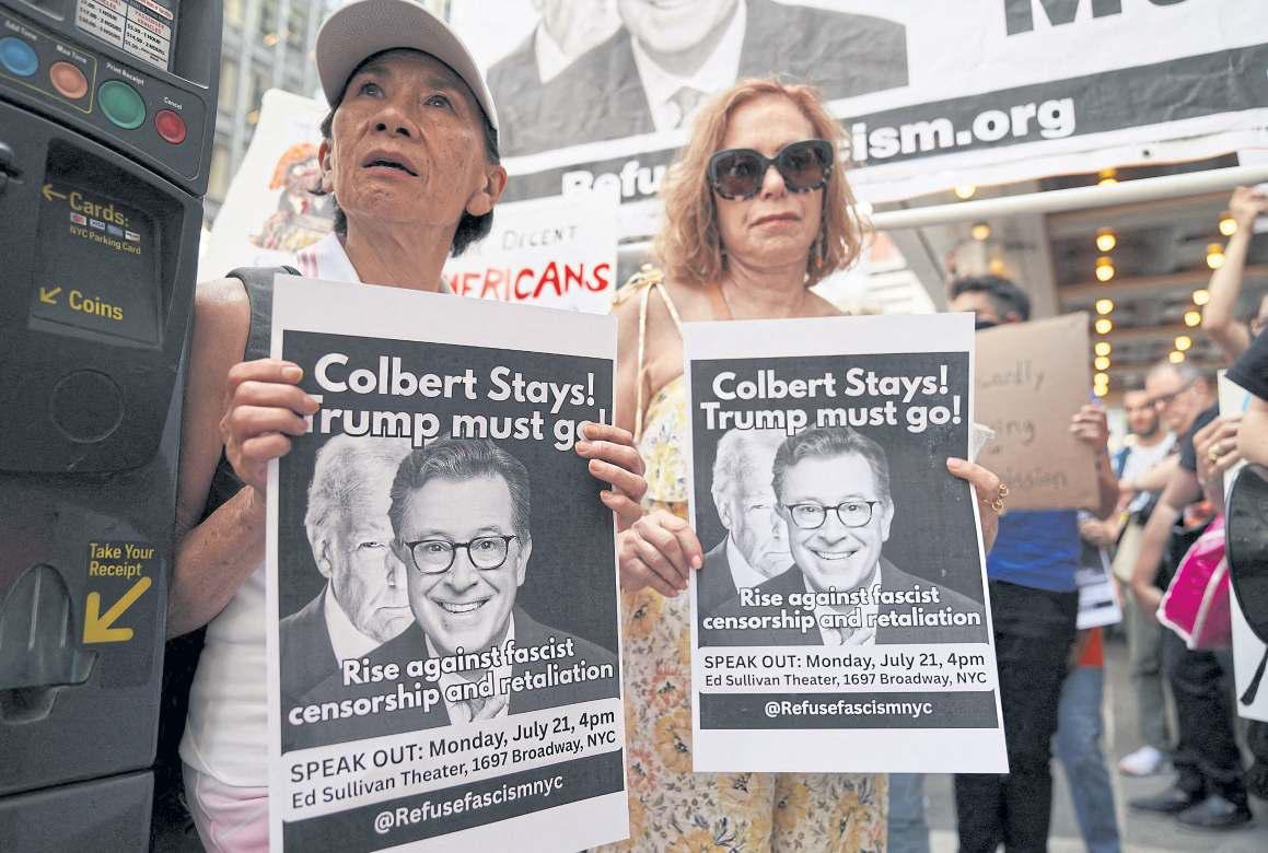 Paramount's shows skewer Trump