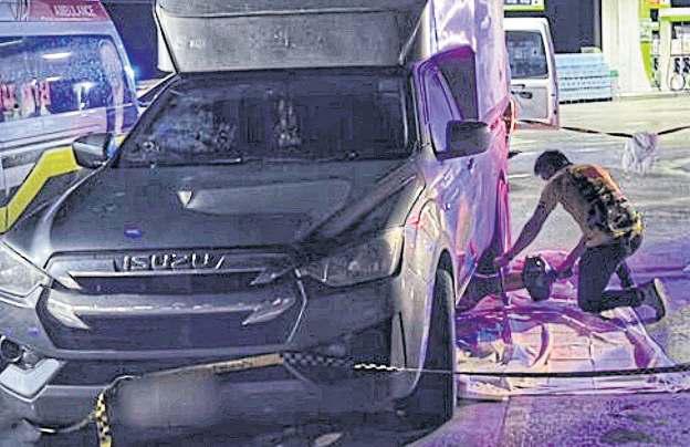 HIT-AND-RUN; CRACK FIND; PILOTS AGROUND; WIFE DEALS FOR HUBBY