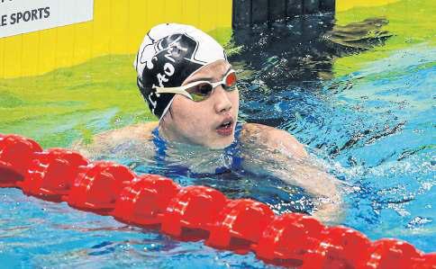 Chinese prodigy Yu ready to take on swimming world aged 12